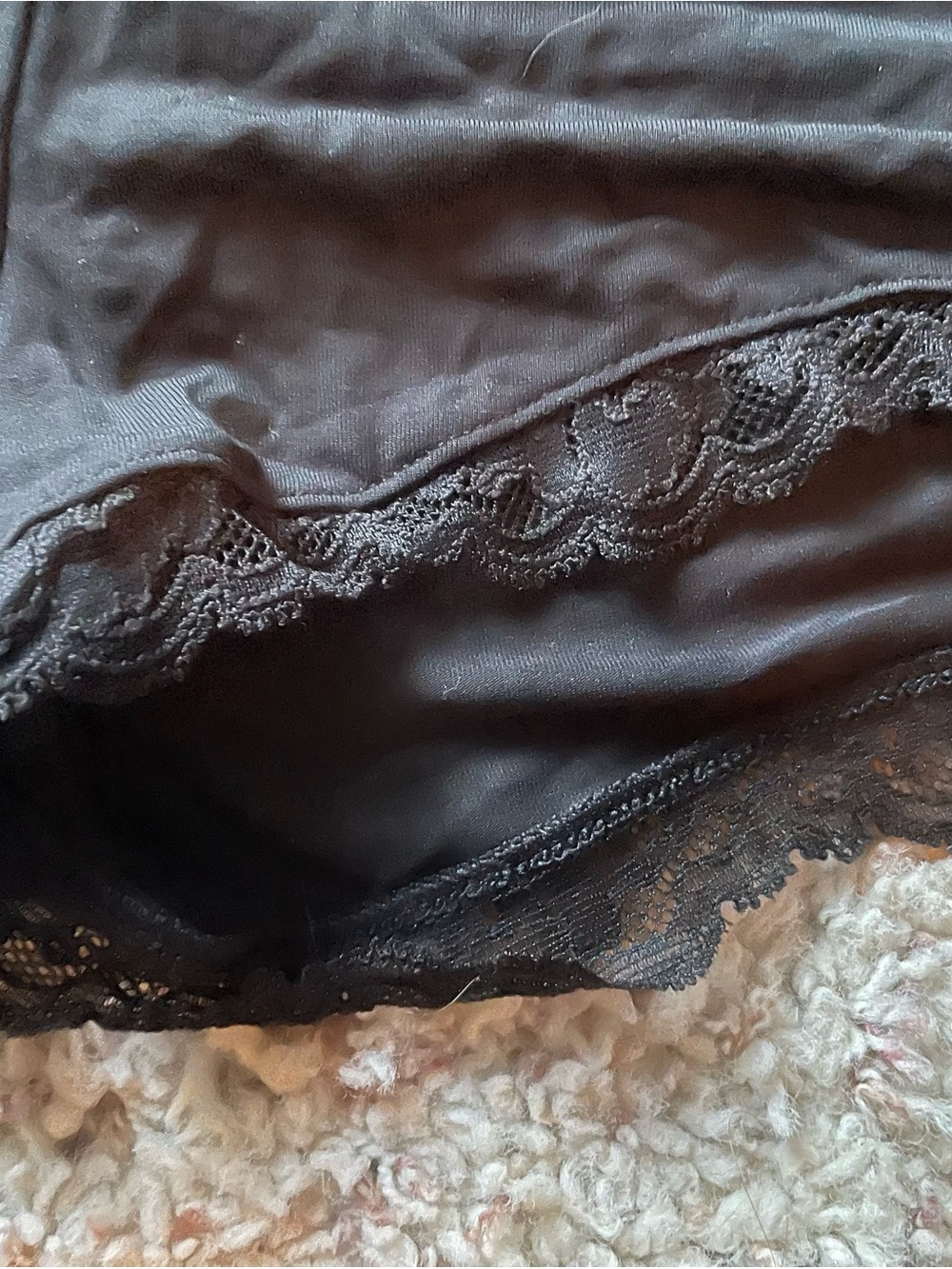 BNWT VICTORIA’S SECRET Black Lace-Trim Camisole & Short Sleep Set Size XS - Picture 8 of 11
